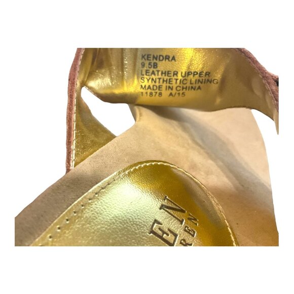 SOLD! Ralph Lauren Kendra Genuine Pebble Leather (11878  A/15) Thong Sandal 9.5B - Picture 5 of 14